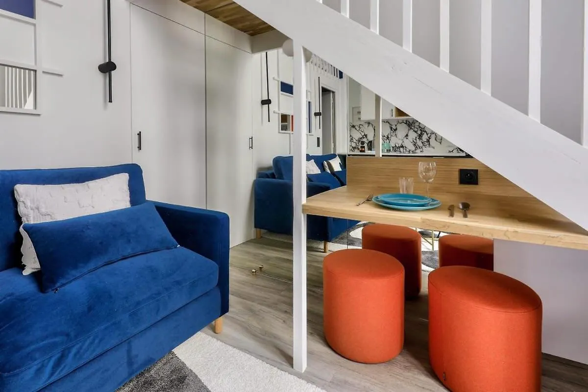 Studio Design Au Coeur Du Marais Paříž Apartmán