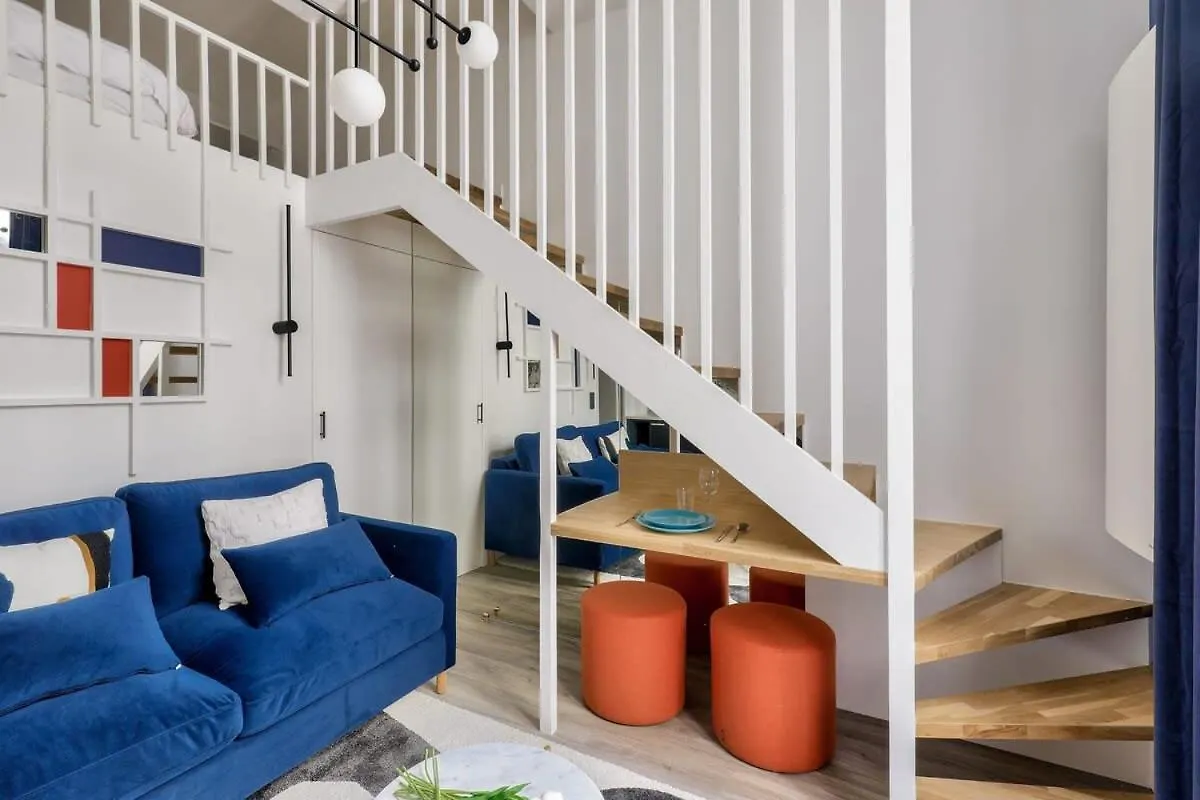 Studio Design Au Coeur Du Marais Paříž 0*,