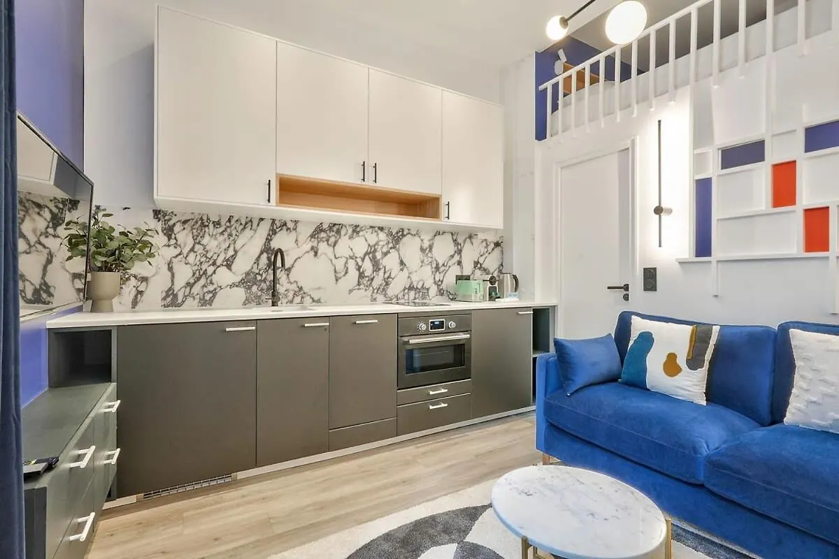 Studio Design Au Coeur Du Marais Paříž Apartmán