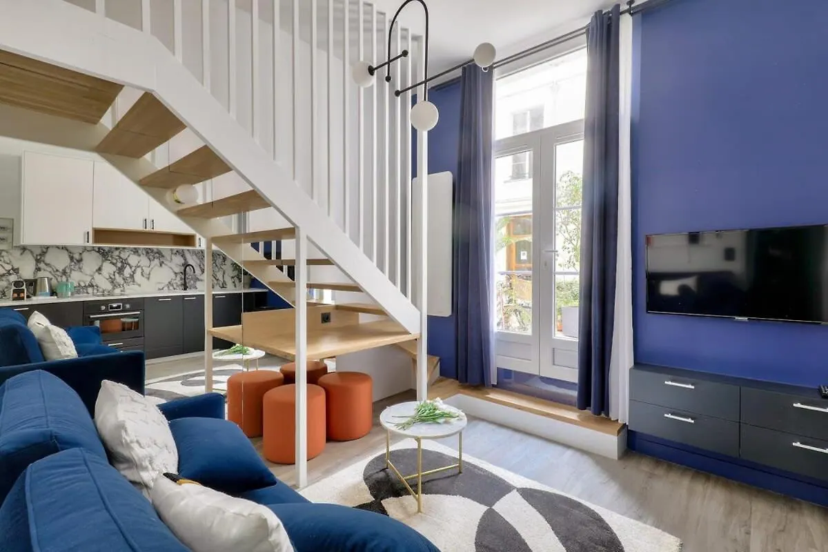 Studio Design Au Coeur Du Marais Paryż Apartament